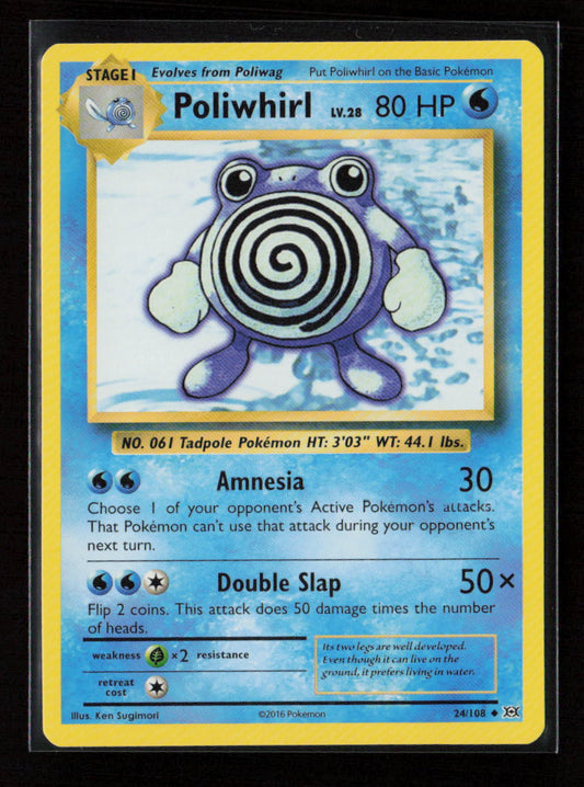 Poliwhirl Uncommon XY - Evolutions 24/108 LP