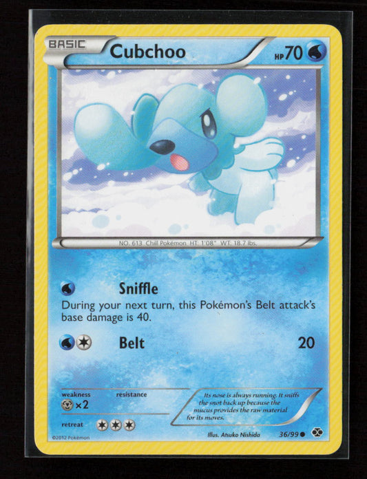 Cubchoo Common Next Destinies 36/99 LP