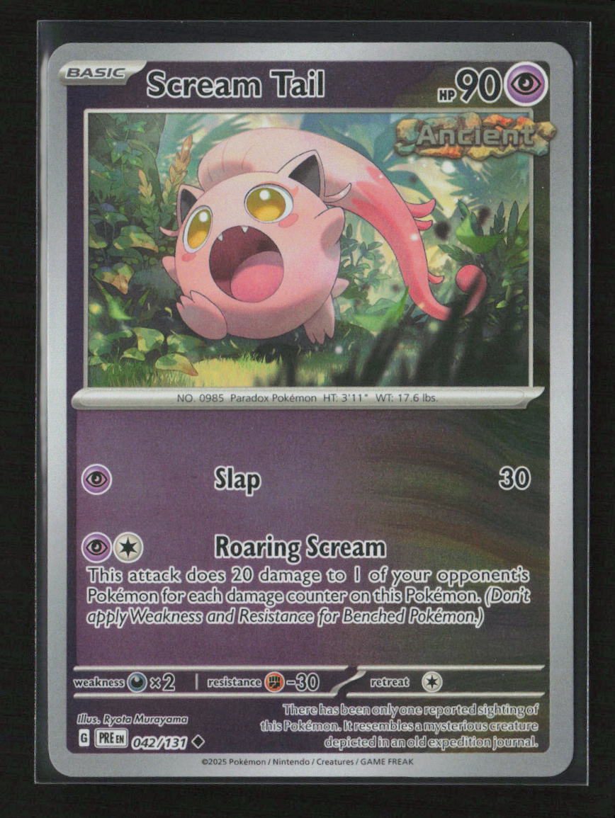 Scream Tail Uncommon SV: Prismatic Evolutions 042/131 NM