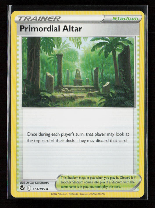 Primordial Altar Uncommon SWSH12: Silver Tempest 161/195 LP