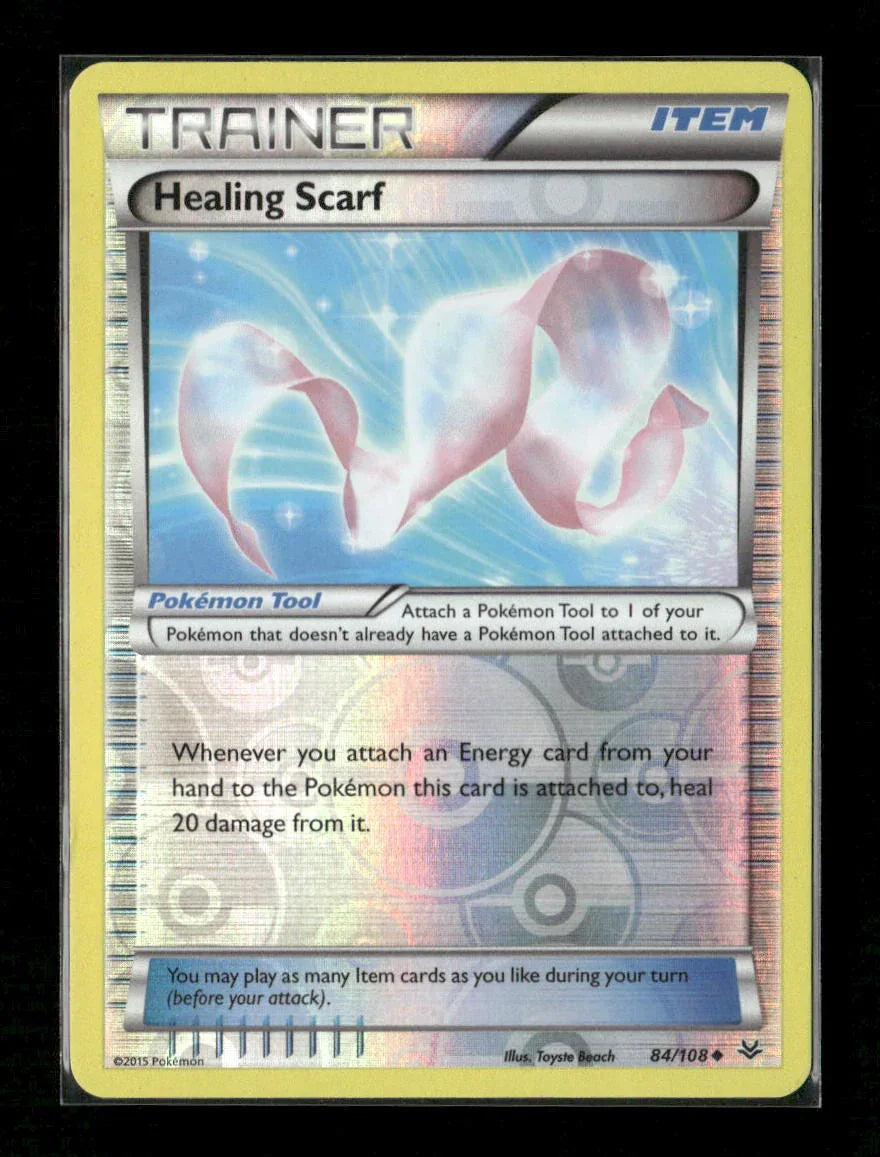 Healing Scarf Uncommon XY - Roaring Skies 84/108 LP - Kang's Collectibles