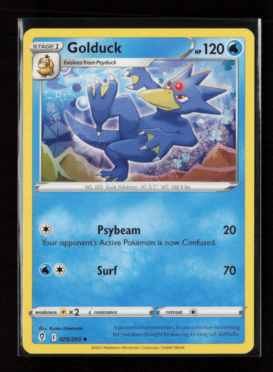 Golduck Uncommon SWSH07: Evolving Skies 025/203 LP