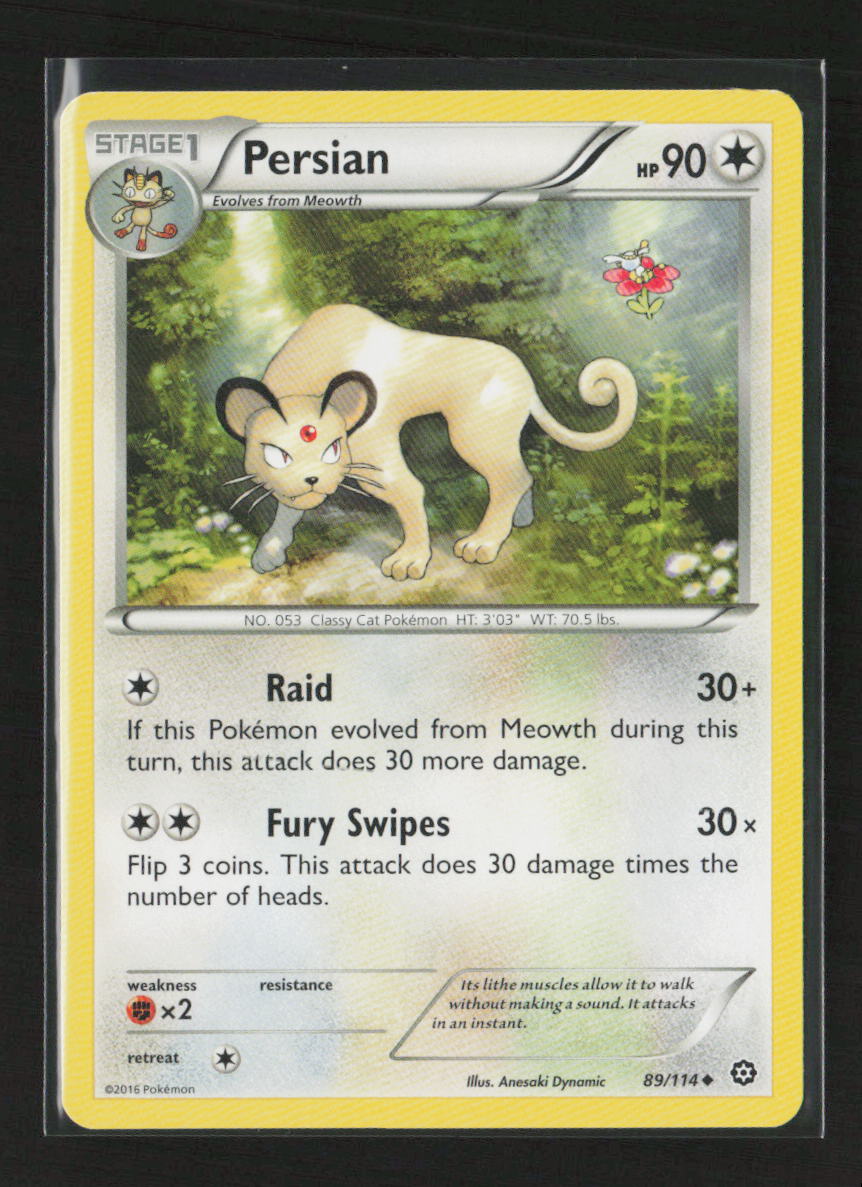 Persian Uncommon XY - Steam Siege 89/114 LP