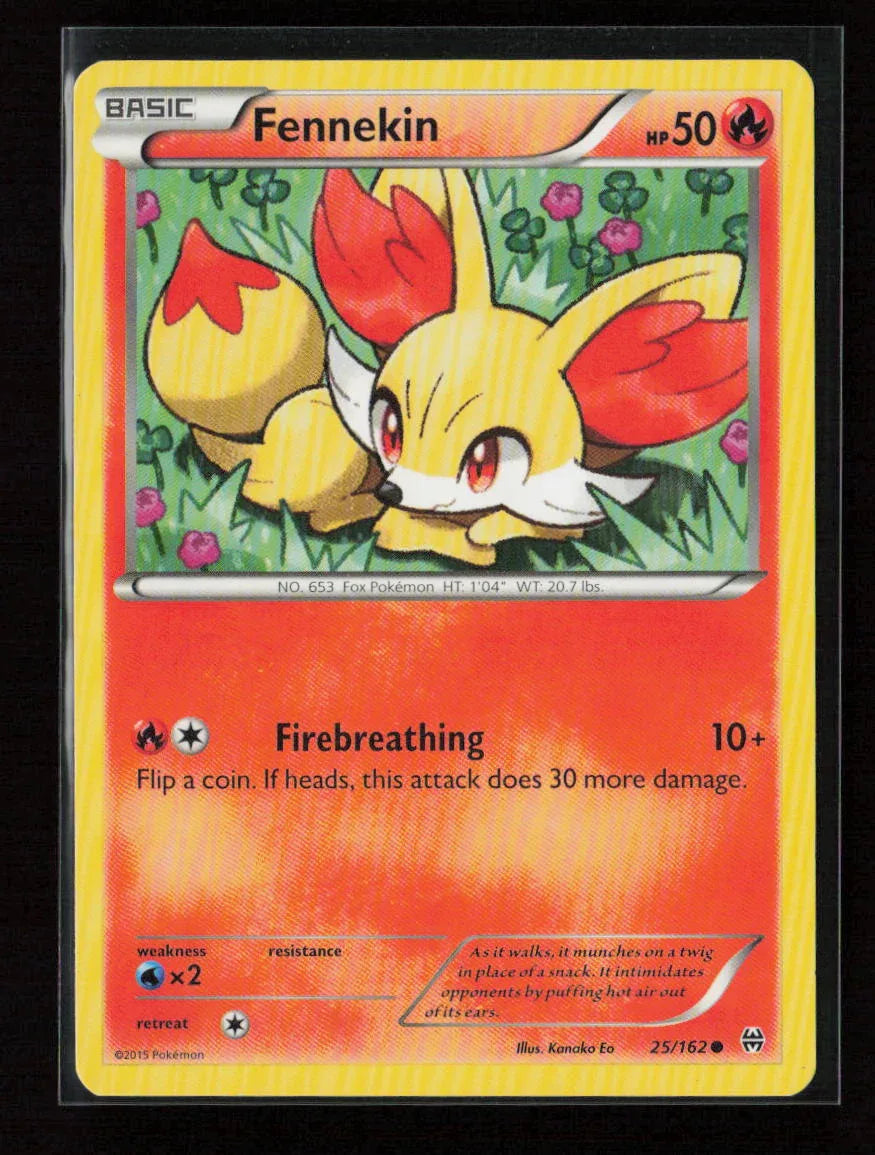 Fennekin Common XY - BREAKthrough 25/162 LP - Kang's Collectibles