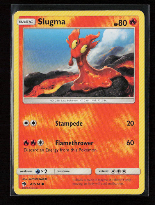 Slugma Common SM - Lost Thunder 43/214 LP