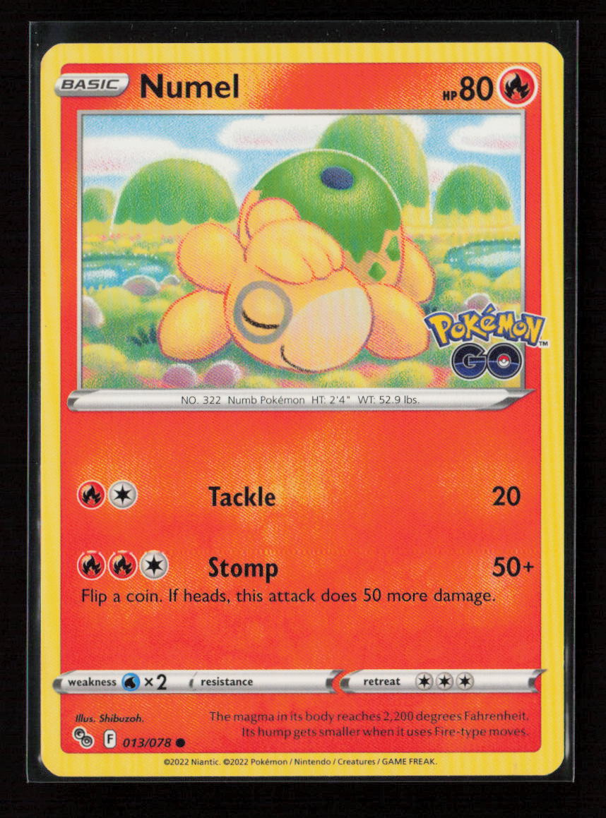 Numel Common Pokemon GO 013/078 LP