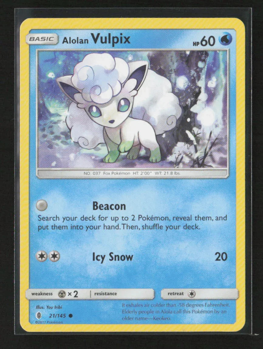Alolan Vulpix Common SM - Guardians Rising 21/145 LP - Kang's Collectibles