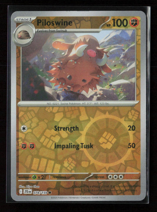 Piloswine Common SV09: Journey Together 078/159 NM
