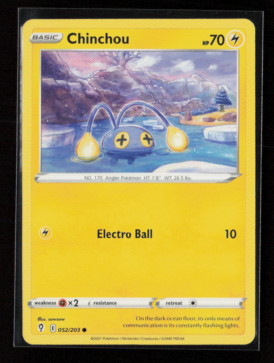Chinchou Common SWSH07: Evolving Skies 052/203 NM