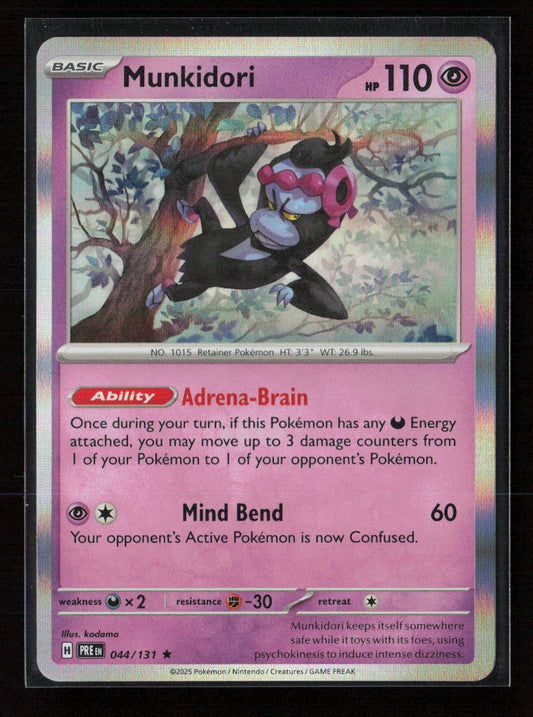 Munkidori Rare SV: Prismatic Evolutions 044/131 NM