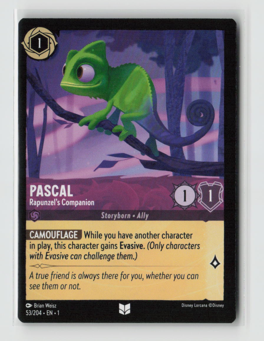 Pascal - Rapunzel's Companion Uncommon The First Chapter 53/204 NM