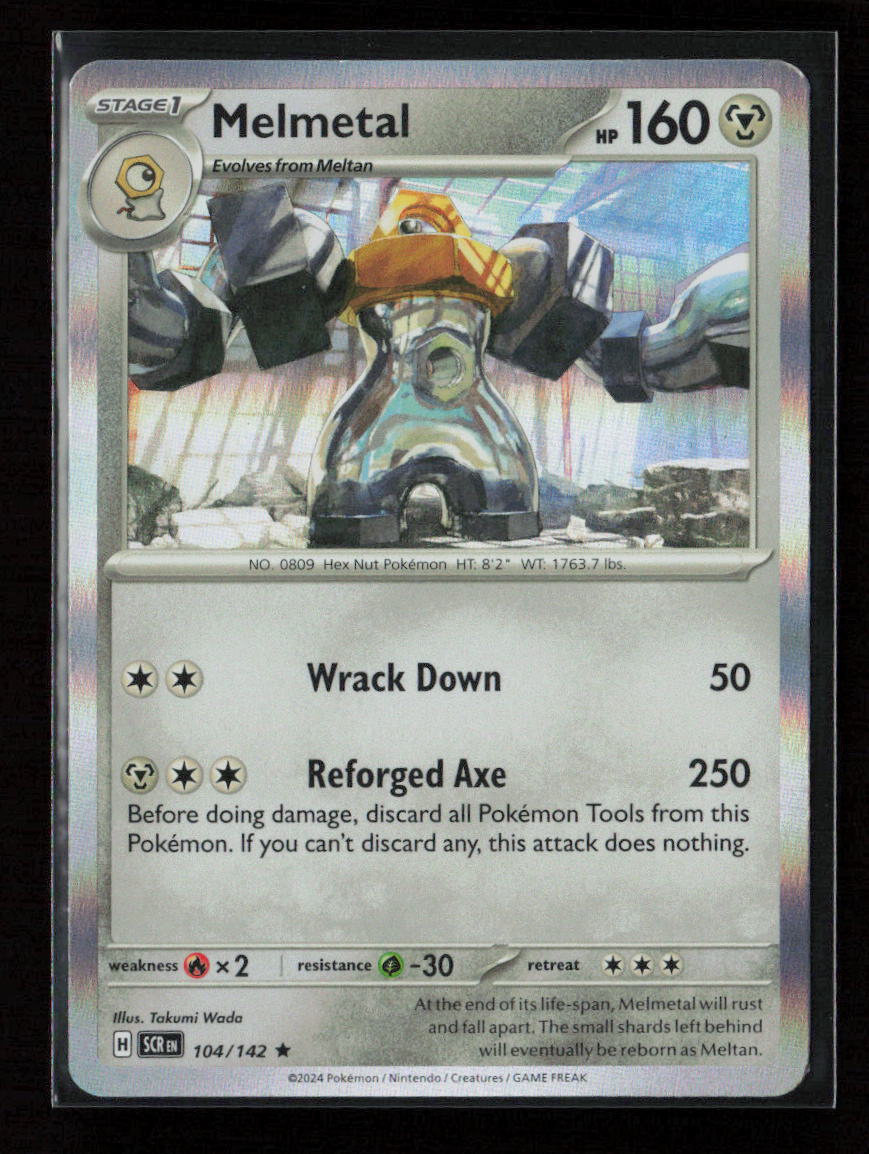 Melmetal Rare SV07: Stellar Crown 104/142 LP