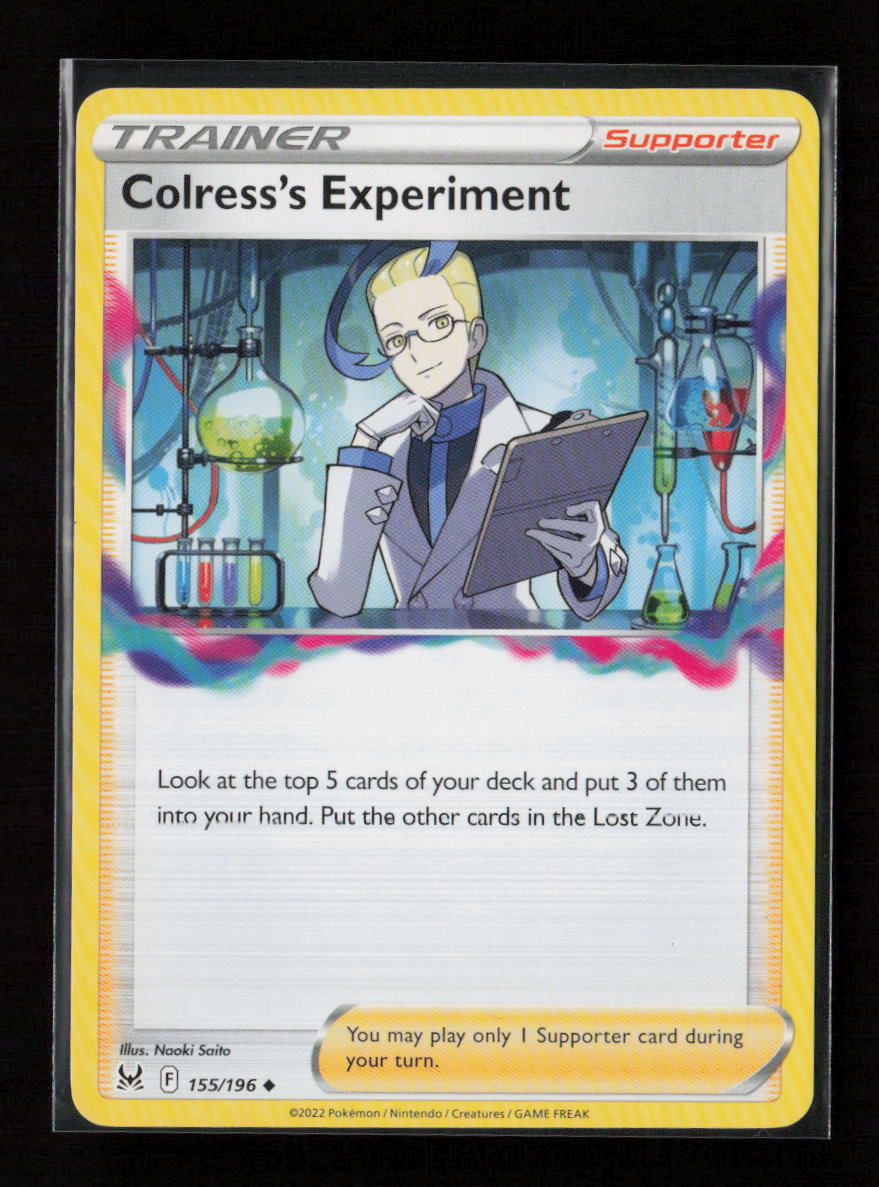 Colress's Experiment Uncommon SWSH11: Lost Origin 155/196 LP