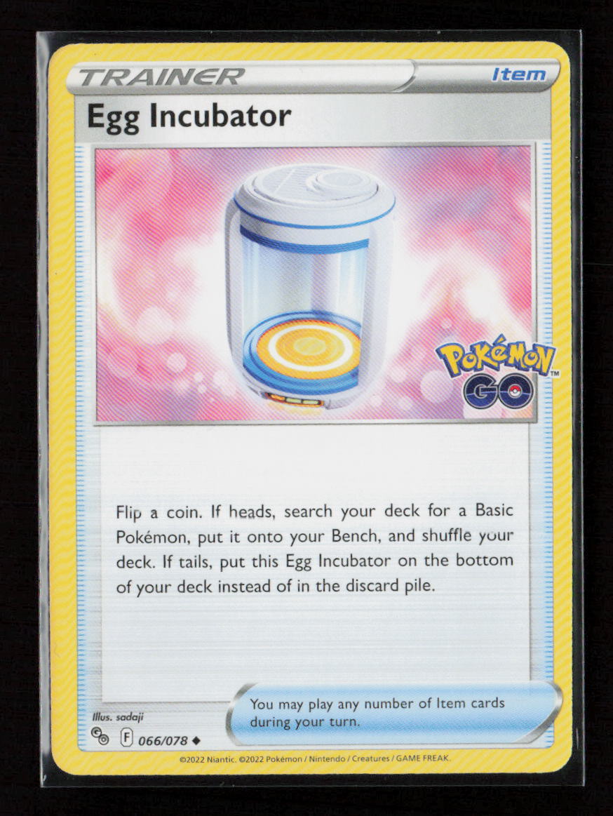 Egg Incubator Uncommon Pokemon GO 066/078 LP