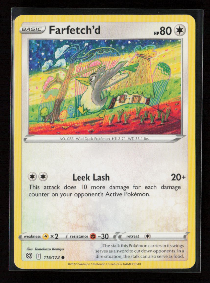 Farfetch'd Common SWSH09: Brilliant Stars 115/172 LP