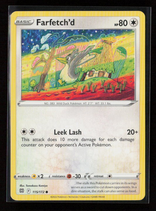 Farfetch'd Common SWSH09: Brilliant Stars 115/172 LP