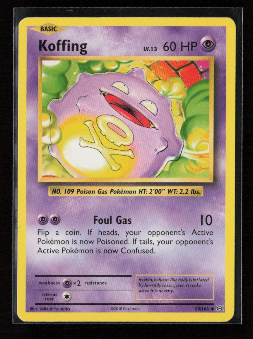 Koffing Uncommon XY - Evolutions 50/108 LP - Kang's Collectibles