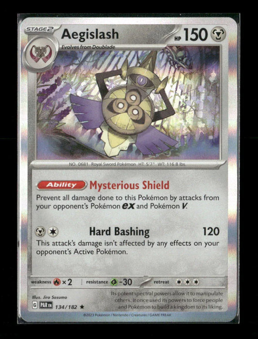 Aegislash - Rare SV04: Paradox Rift 134/182 LP - Kang's Collectibles