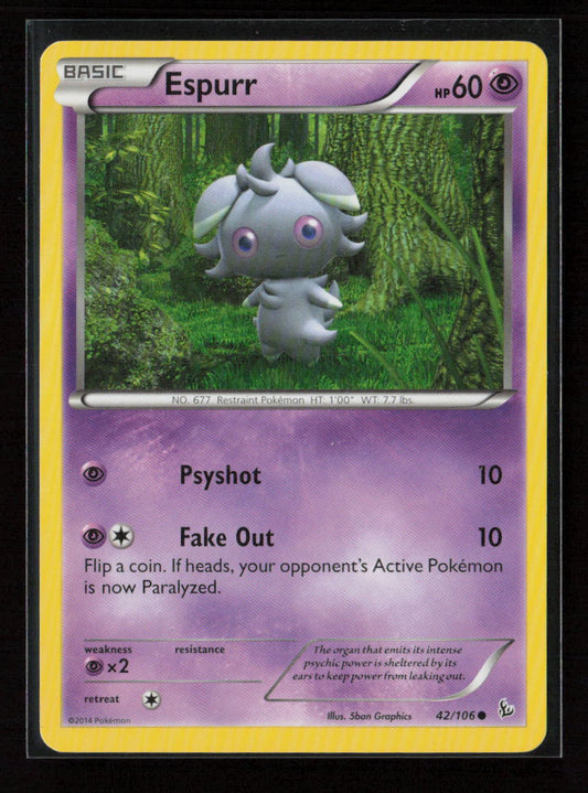 Espurr Common XY - Flashfire 42/106 LP