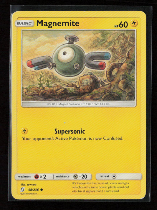 Magnemite Common SM - Unified Minds 58/236 LP