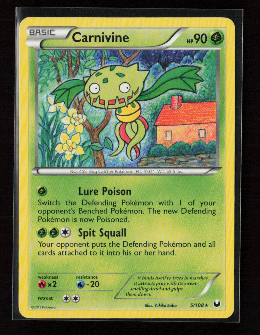 Carnivine Rare Dark Explorers 5/108 LP - Kang's Collectibles