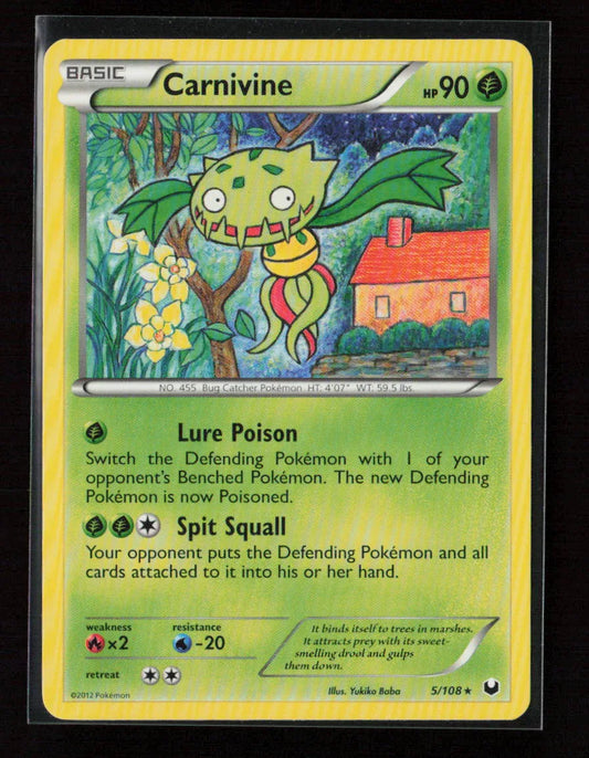 Carnivine Rare Dark Explorers 5/108 LP - Kang's Collectibles