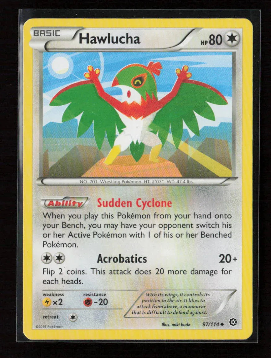 Hawlucha Uncommon XY - Steam Siege 97/114 NM - Kang's Collectibles