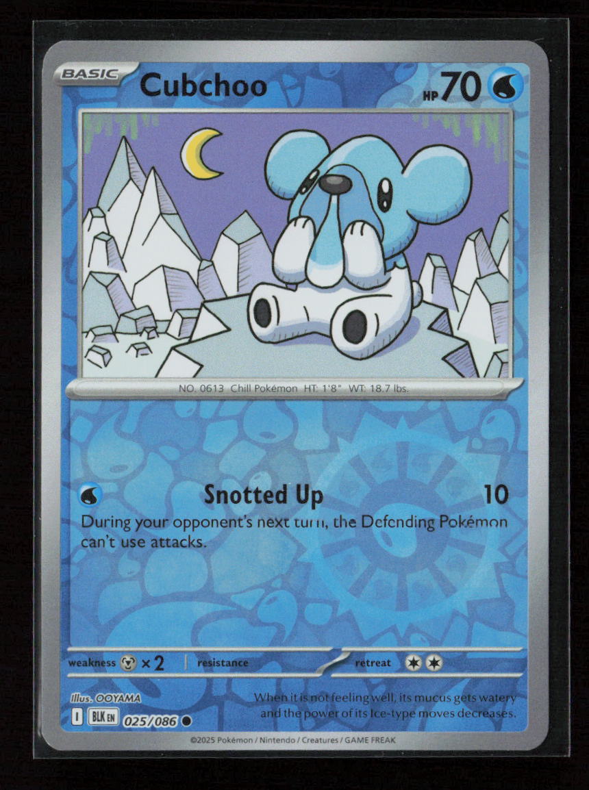 Cubchoo Common SV: Black Bolt 025/086 NM