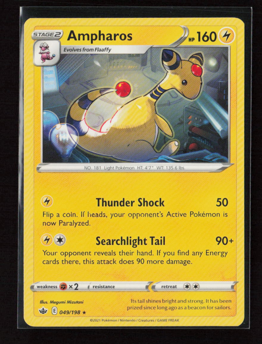 Ampharos Rare SWSH06: Chilling Reign 049/198 LP