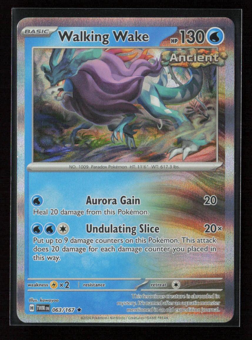 Walking Wake Rare SV06: Twilight Masquerade 063/167 NM - Kang's Collectibles