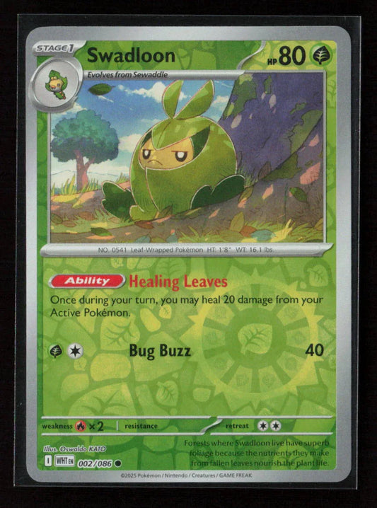 Swadloon Common SV: White Flare 002/086 NM - Kang's Collectibles