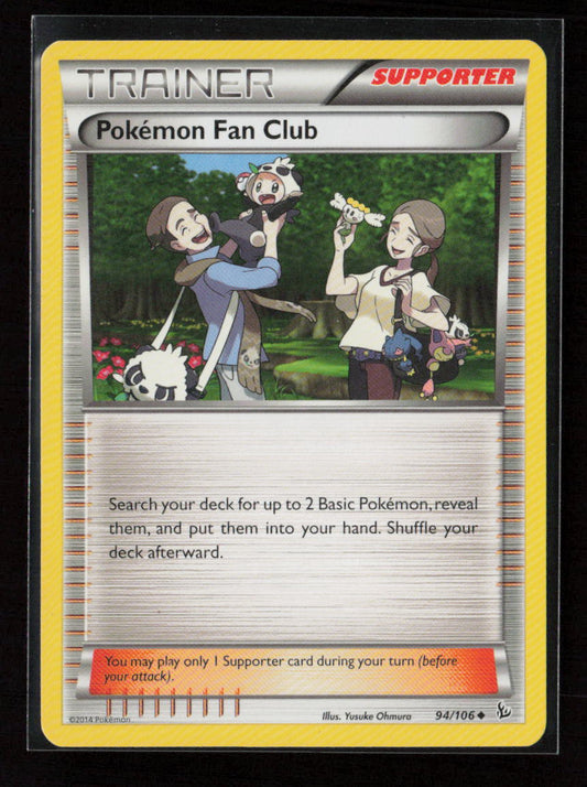 Pokemon Fan Club Uncommon XY - Flashfire 94/106 LP