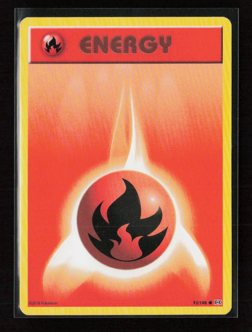 Fire Energy Common XY - Evolutions 92/108 LP - Kang's Collectibles
