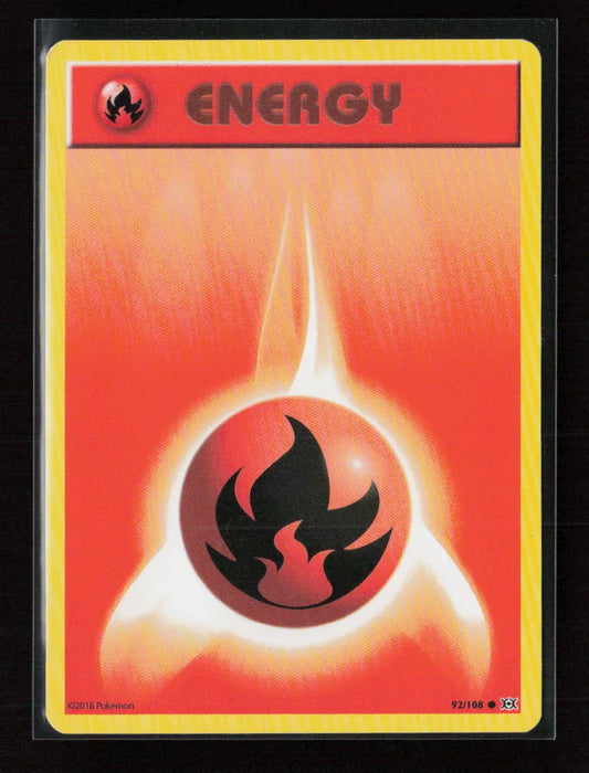 Fire Energy Common XY - Evolutions 92/108 LP - Kang's Collectibles