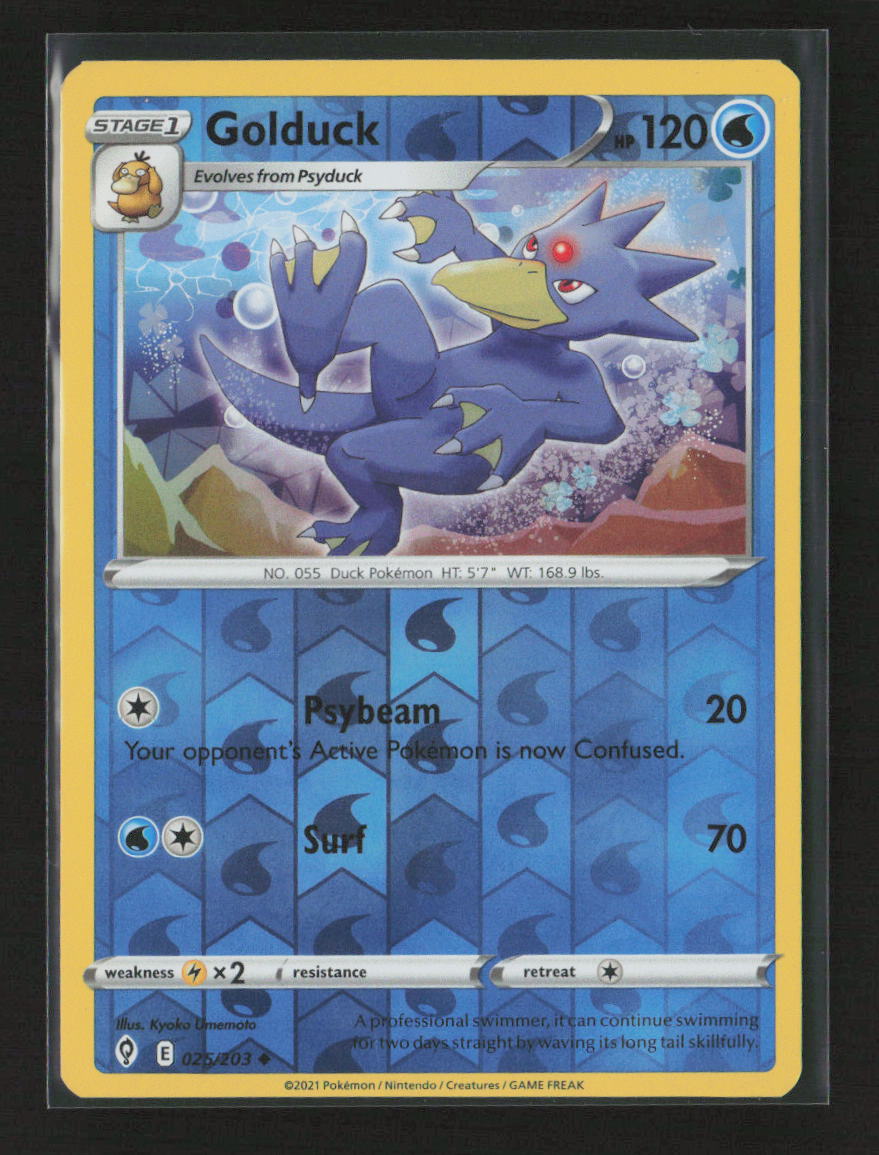 Golduck Uncommon SWSH07: Evolving Skies 025/203 LP