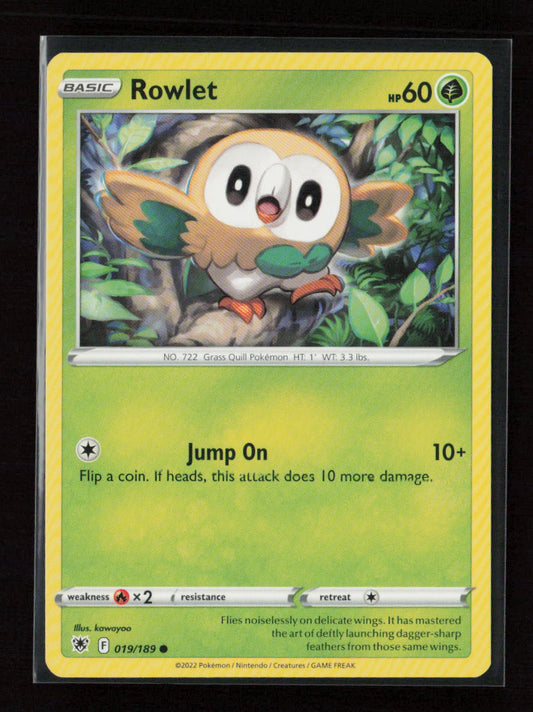 Rowlet Common SWSH10: Astral Radiance 019/189 LP