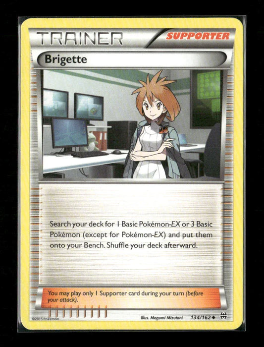 Brigette Uncommon XY - BREAKthrough 134/162 LP - Kang's Collectibles