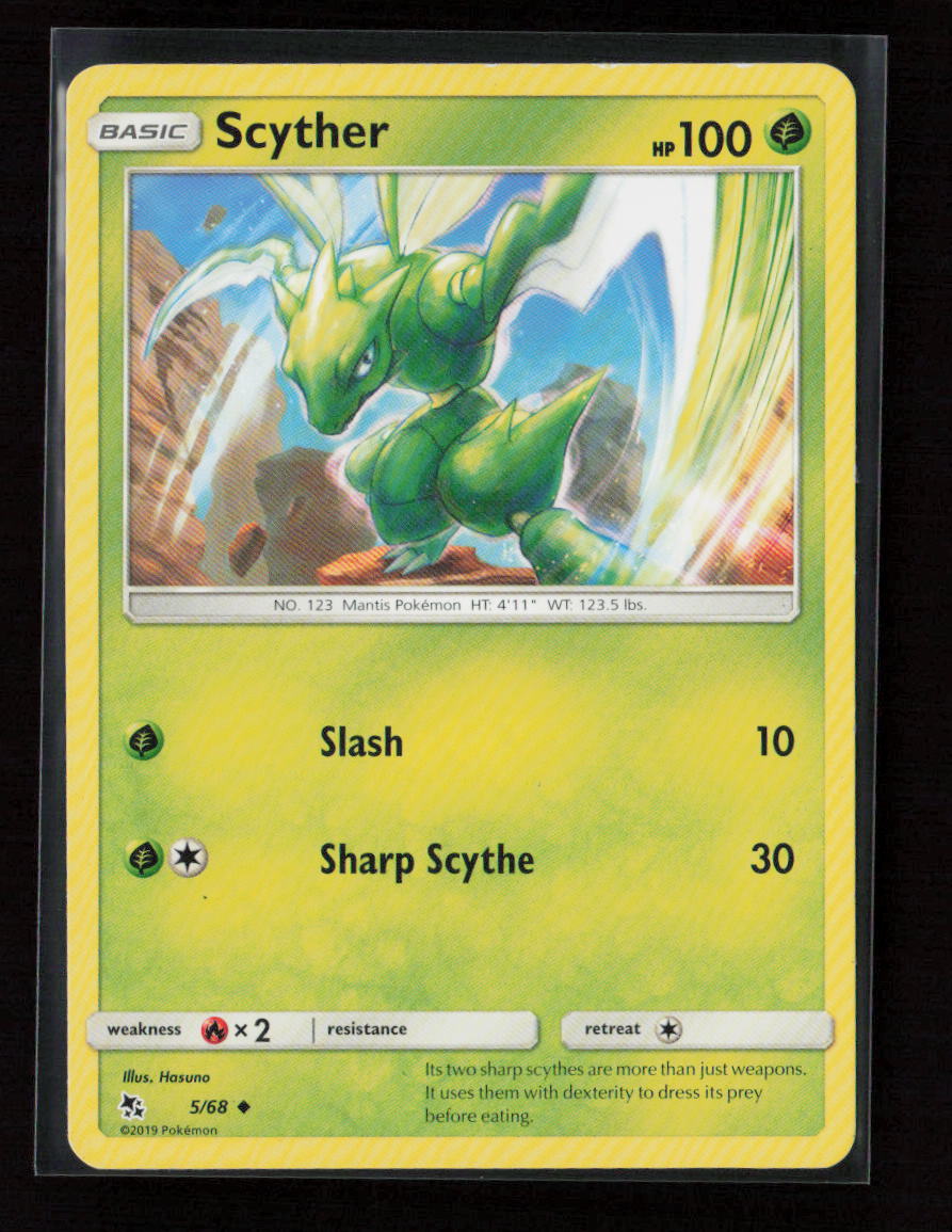 Scyther Uncommon Hidden Fates 5/68 LP