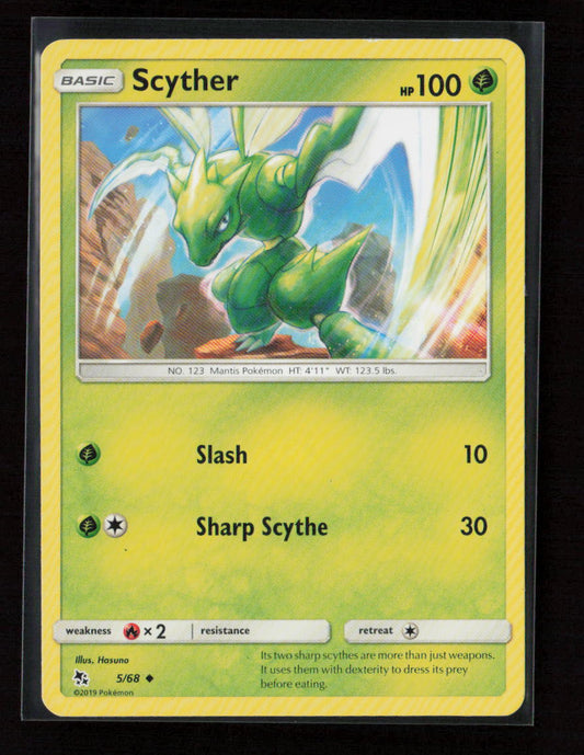 Scyther Uncommon Hidden Fates 5/68 LP