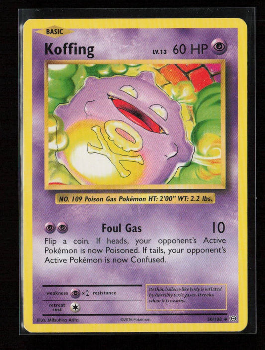 Koffing Uncommon XY - Evolutions 50/108 NM - Kang's Collectibles