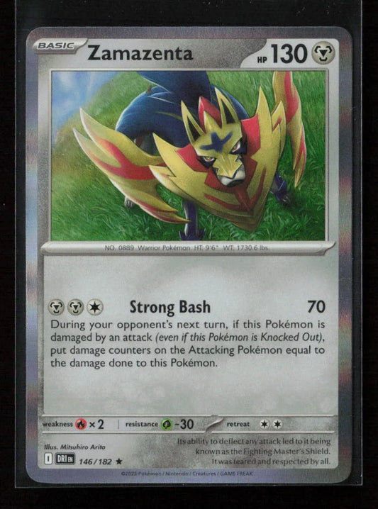 Zamazenta - Rare SV10: Destined Rivals 146/182 NM - Kang's Collectibles