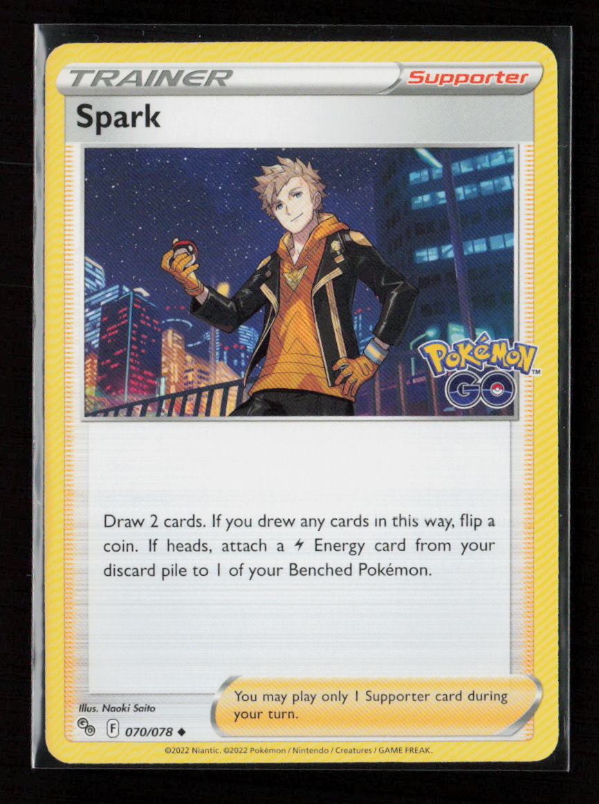 Spark Uncommon Pokemon GO 070/078 LP