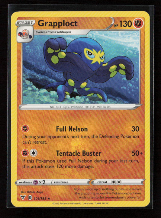 Grapploct Rare SWSH04: Vivid Voltage 101/185 LP