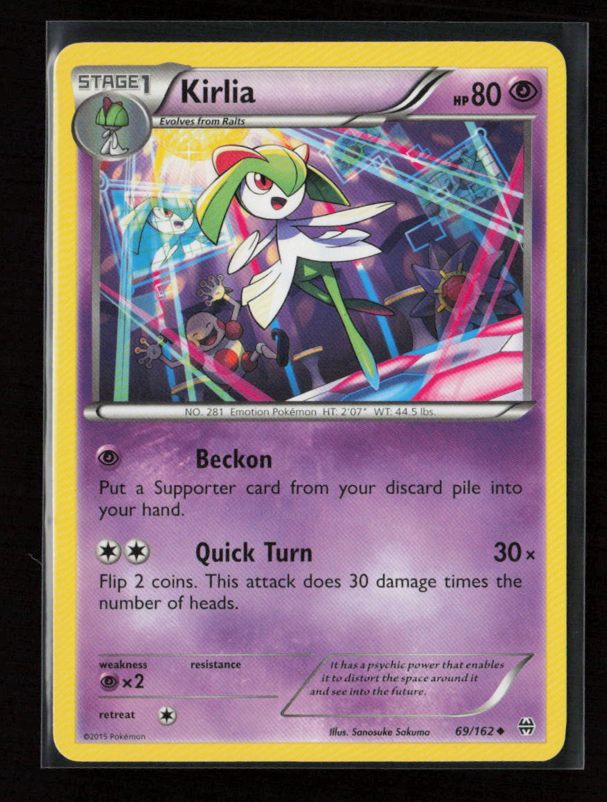Kirlia Uncommon XY - BREAKthrough 69/162 LP