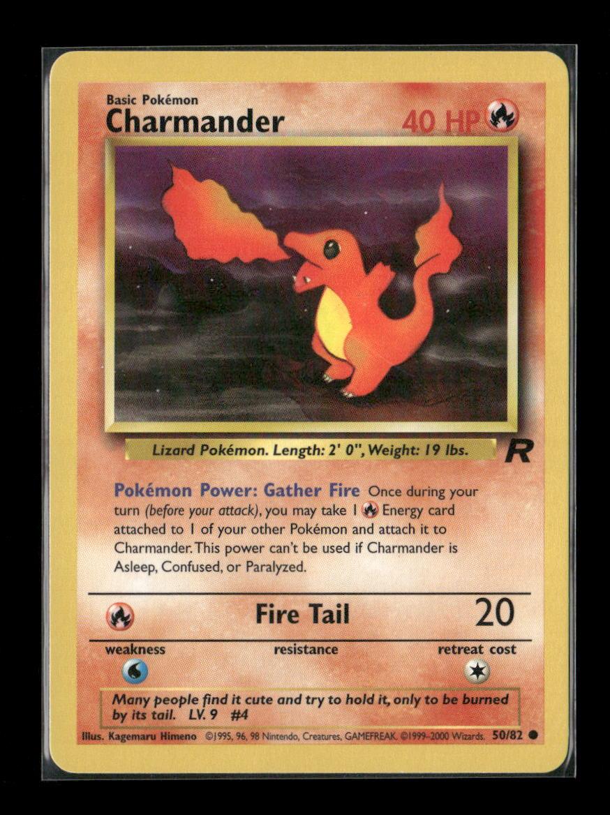 Charmander Common Team Rocket 50/82 LP - Kang's Collectibles