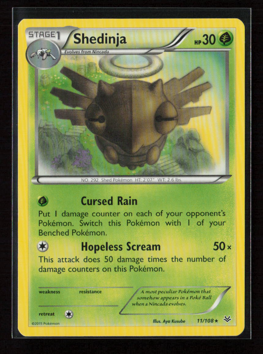 Shedinja Rare XY - Roaring Skies 11/108 LP