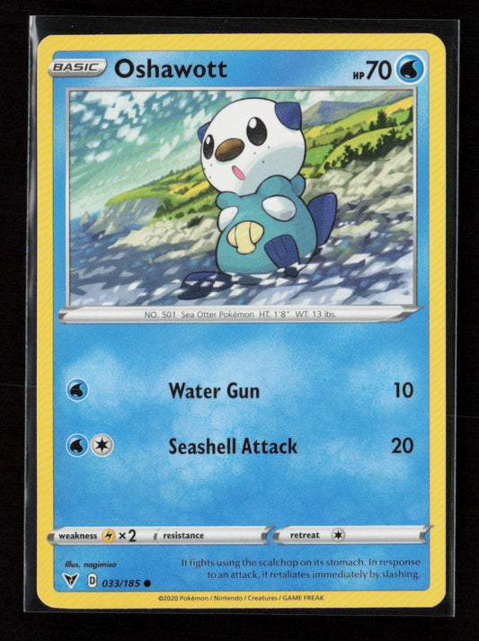 Oshawott Common SWSH04: Vivid Voltage 033/185 LP