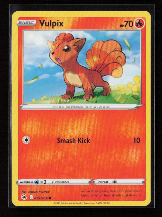 Vulpix (29) Common SWSH08: Fusion Strike 029/264 LP