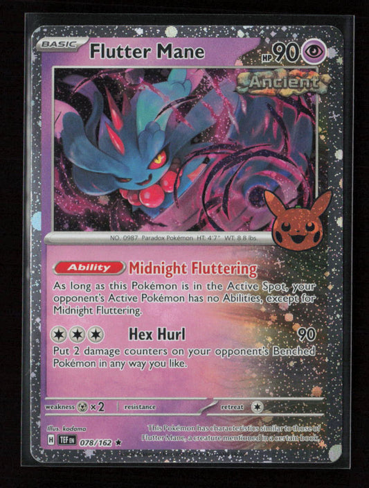 Flutter Mane (Cosmos Holo) Holo Rare Trick or Trade BOOster Bundle 2024 078/162 NM