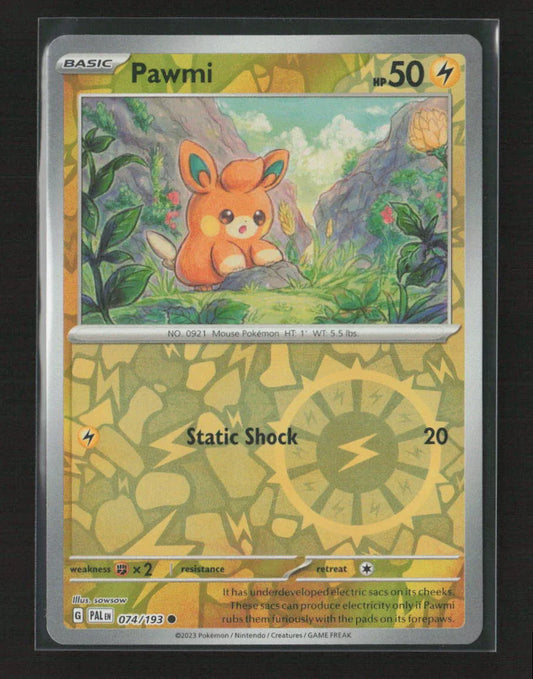 Pawmi Common SV02: Paldea Evolved 074/193 NM - Kang's Collectibles